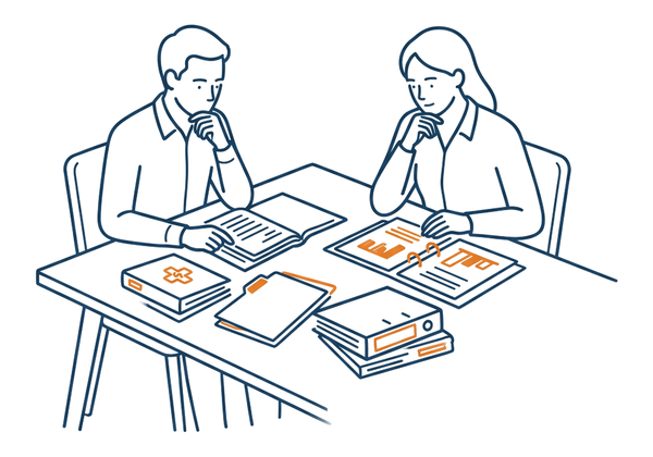 A boardroom commercial due-diligence review
