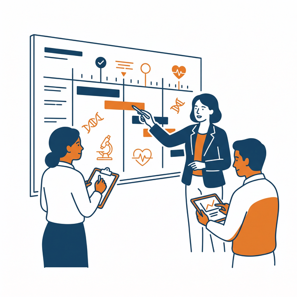 A team activating a commercial product launch