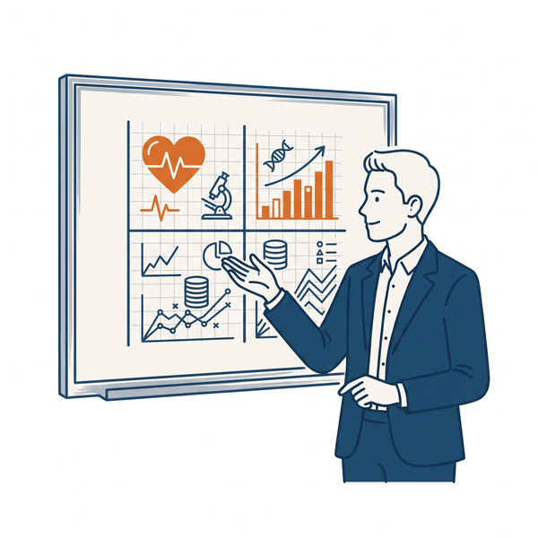 Comparing market opportunities on a prioritization matrix